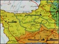 پاکستان کے قبائلی علاقوں کا نقشہ