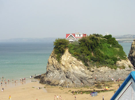 The Island on Towan beach