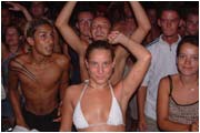 The crowd go nuts