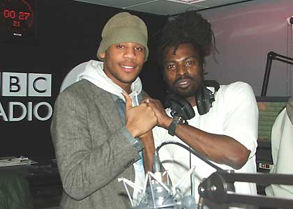 Reggie Yates and Ras