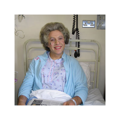 Maggie in hospital