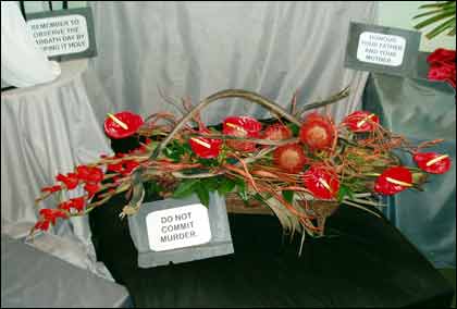 Flowers at Gorsley Festival 2006 - theme "Moses"