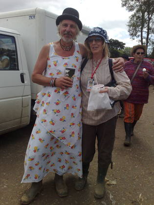 The crowd at Glastonbury