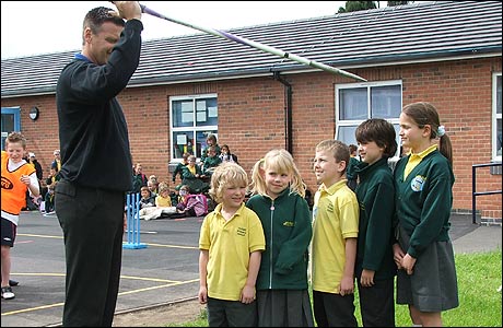 Steve Backley at Firfield School