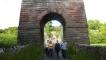 The team on Union Bridge, wwner Mrs Peppita Petit, presenter Fiona Watson, producer Ian Boffey.