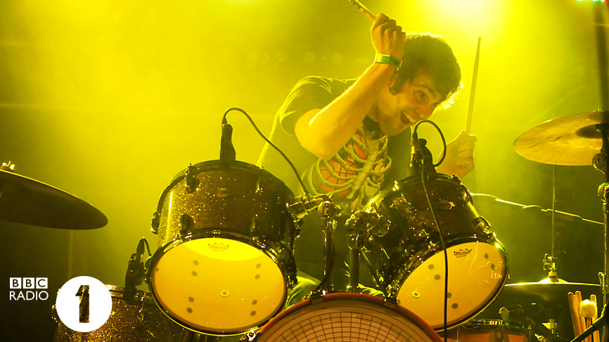 Vampire Weekend performing live at Radio 1's Big Weekend 2010
