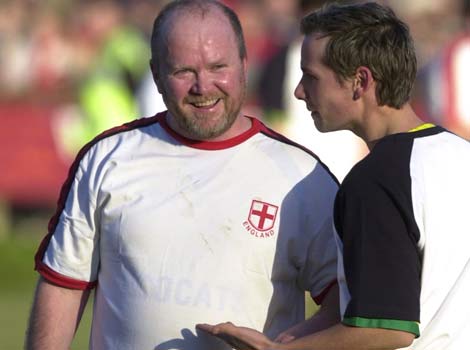 Radio Cornwall v Eastenders Charity Football Match