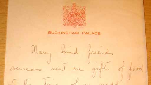 Geri Stephenson talks about her Royal Letter from Princess Elizabeth Geri Stephenson talks about her Royal Letter from Princess Elizabeth