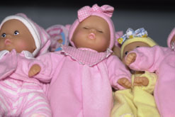 Pink dolls