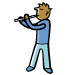 A whistle player