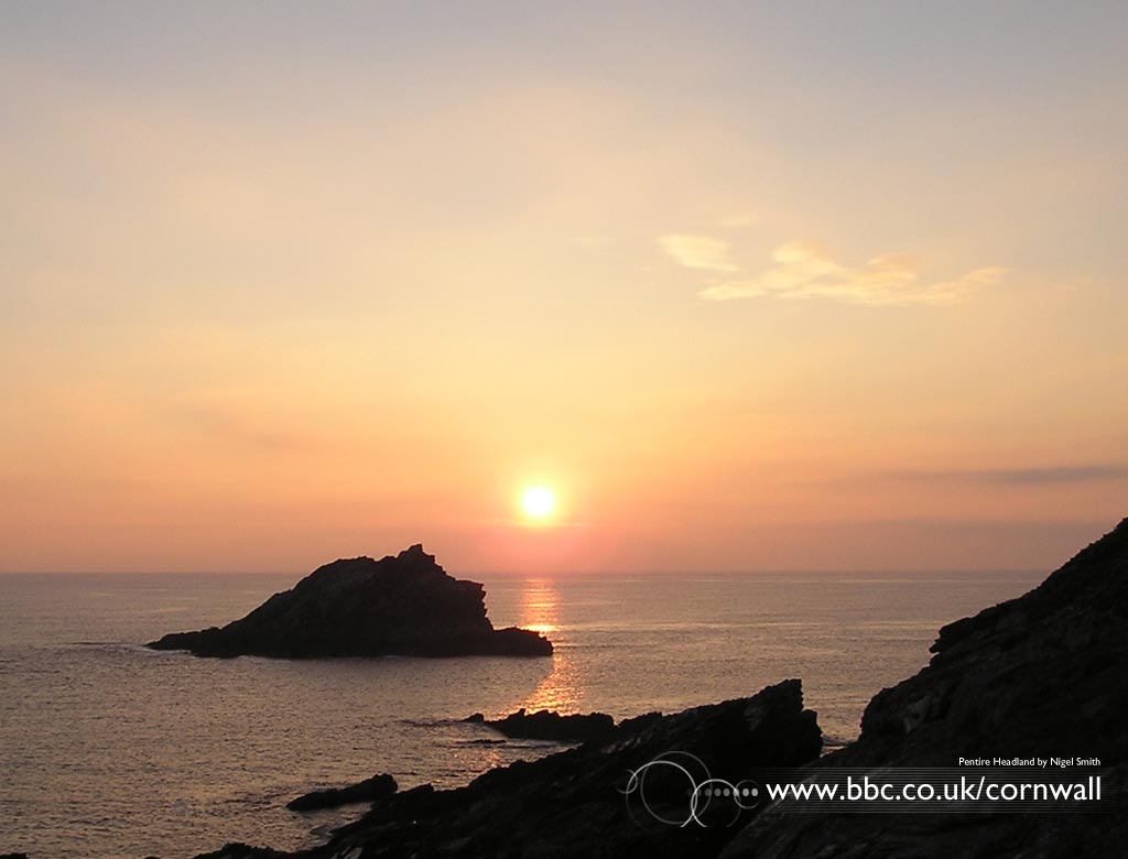 Pentire sunset
