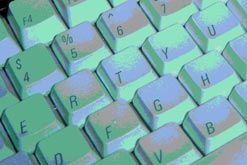 Image of a computer keyboard