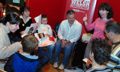Derek with learners