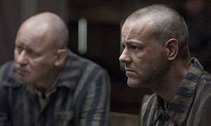 (l-r) Stellan Skarsgard as Baumgarten, Rupert Graves as Mordechai