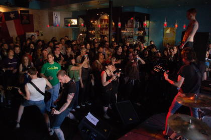 The Gallows played their first ever gig outside the UK at SXSW