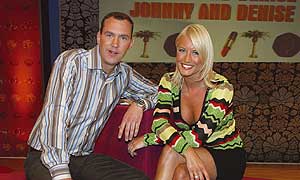 Johnny Vaughan and Denise Van Outen