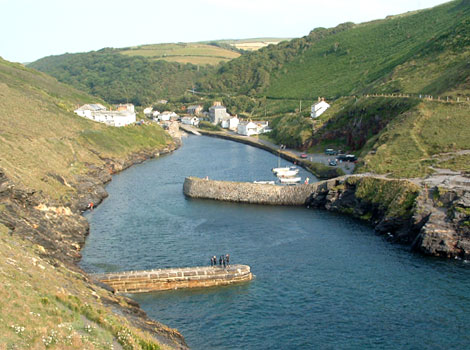 Boscastle harbour