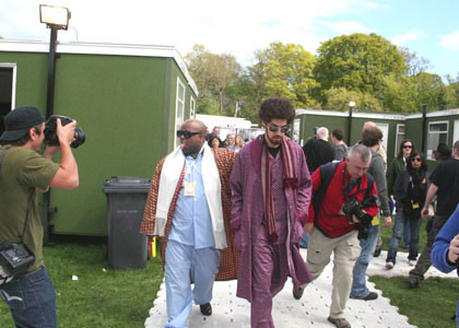 Saturday - backstage