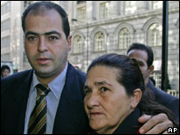 O irmão e a mãe de Jean Charles