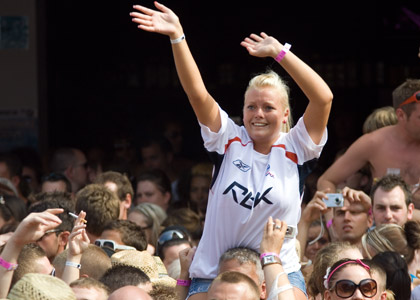 The crowd at Ibiza Rocks