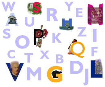 alphabet image.