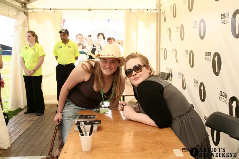 Signing sessions with Adele