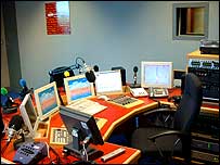 Pic: The radio studio.