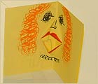 Picture: face pop-up card