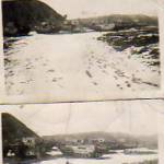 Photograph of  war equipment that had been scraped and sent to Low Moor Iron Works for re-cycling