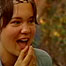 Bethany eating a bug