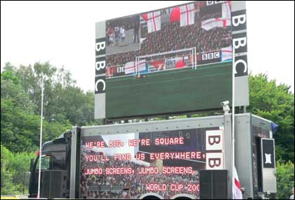 Pupils at Bromsgrove School watch the World Cup