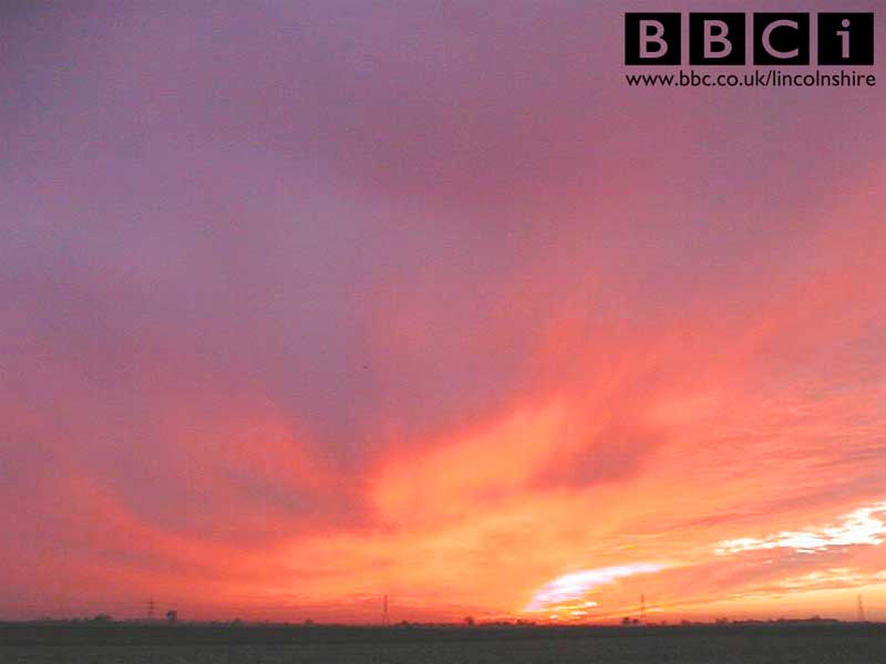 Plum sky.