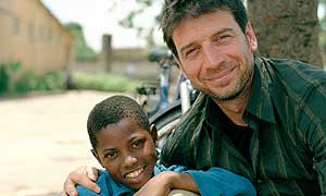 Nick Knowles in Zambia