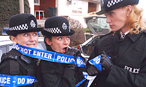 Rosie Cavaliero, Michelle Gomez and Leigh Zimmermann star in Feel the Force