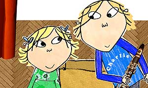 Charlie and Lola the musicians
