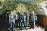 Former prisoners visiting the chapel