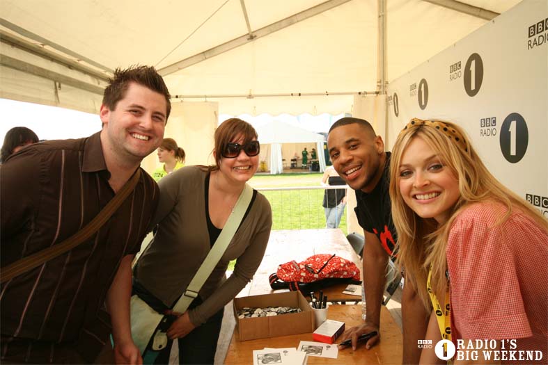 Signing sessions with Fearne and Reggie