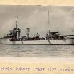 HMS Dainty 21st. destroyer flotilla Hong Kong 1939 HMS Dainty 21st. destroyer flotilla Hong Kong 1939