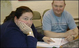 Tracy Ackroyd and Kevin Parsons 