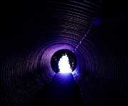 Tunnel into the bunker