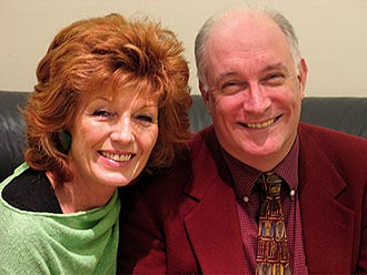 Rula Lenska (Voice of the Bird) and Simon Jones