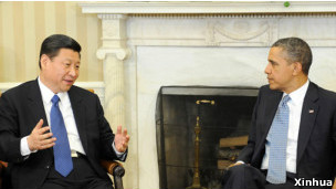 美国总统奥巴马和即将成为中国最高领导人的习近平(资料)