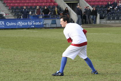 Dave needs to pull his socks up a bit more