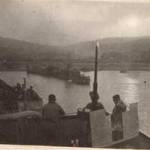 View from Thruster: D-day, Southern France, August 1944. View from Thruster: D-day, Southern France, August 1944.