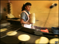 Venda de tortilhas