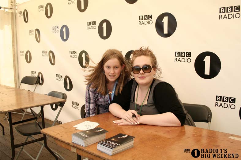 Signing sessions with Adele