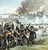 Image of smoky Napoleonic battle field
