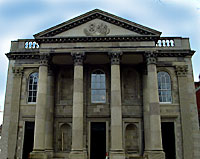 Grand Portico of St. George's Church, Belfast taken from Ballyscullion