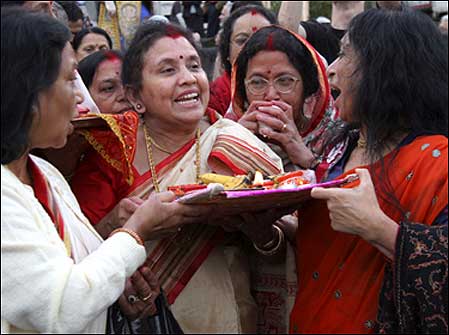 Women in procession