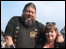 Linda and Rob who met in TT week 5 years ago